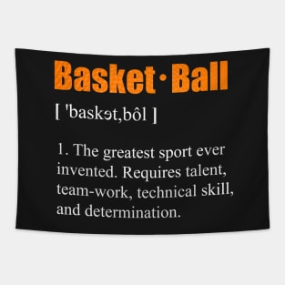 Basketball Definition Tee Tapestry
