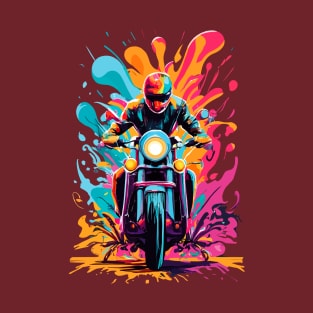 Motorcycle Retro - Vintage Motorcyclist Motorbike T-Shirt