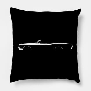 Lincoln Continental Convertible (1966) Silhouette Pillow