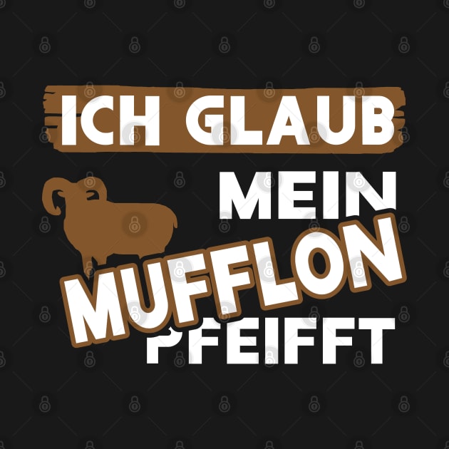 Mufflon Fährte Jagen Hörner Jagd Natur Spruch by FindYourFavouriteDesign