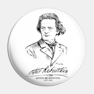 Anton Rubinstein,Russian pianist Pin