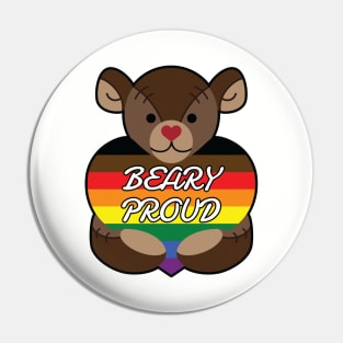 Beary Proud - Brown (1) Pin