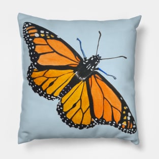 Monarch Butterfly Painting Pillow