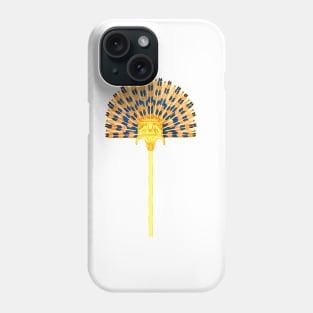 Egyptian feather fan motife Phone Case