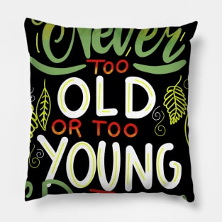 You Are Never Too Old To Dream Pillow