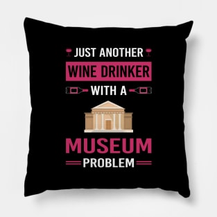 Wine Drinker Museum Pillow