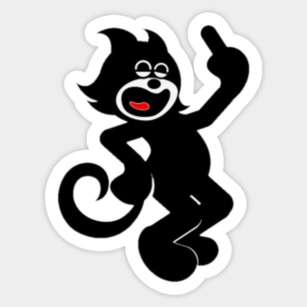 Fuck It Felix Felix The Cat Middle Finger Autocollant