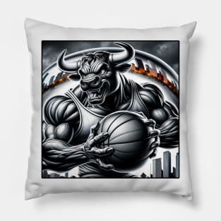 Bull at The Bean | Chicago Bull Basketball Bean Pillow