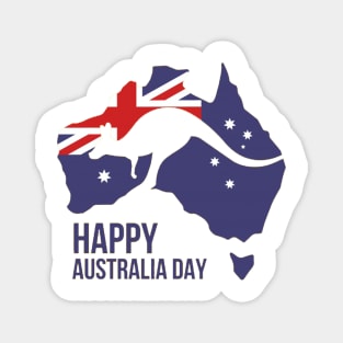 HAPPY AUSTRALIA DAY - T SHIRT Magnet