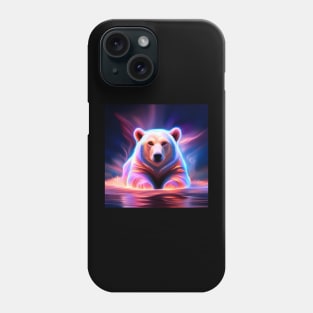 Glowing Polar Bear Phone Case