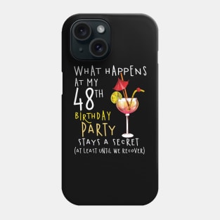 48Th Birthday - What Happens 48Th Birthday Phone Case