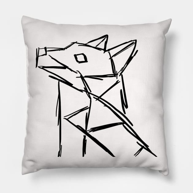 fox Pillow by ribokha