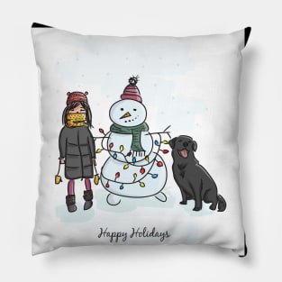 kids happy holidays Pillow