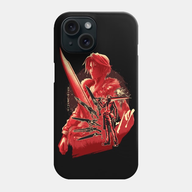 Ultimate Weapon Lion Heart Squall Phone Case by plonkbeast