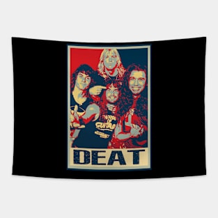 Metal Legends Rise Deat Band Apparel That Commands Attention Tapestry