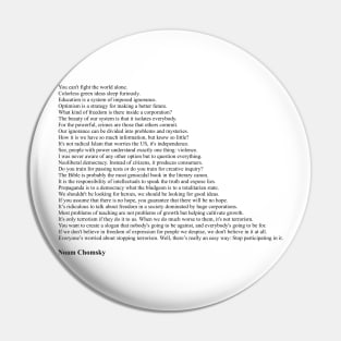 Noam Chomsky Quotes Pin