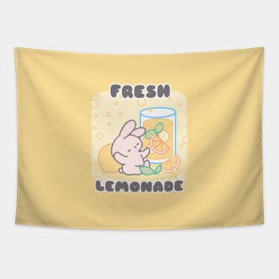 Zesty Creations: Loppi Tokki's Lemonade Extravaganza Tapestry