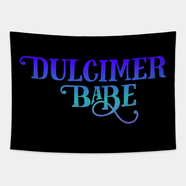 Dulcimer Babe Tapestry by coloringiship