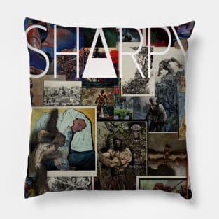 Sharpy Art Pillow