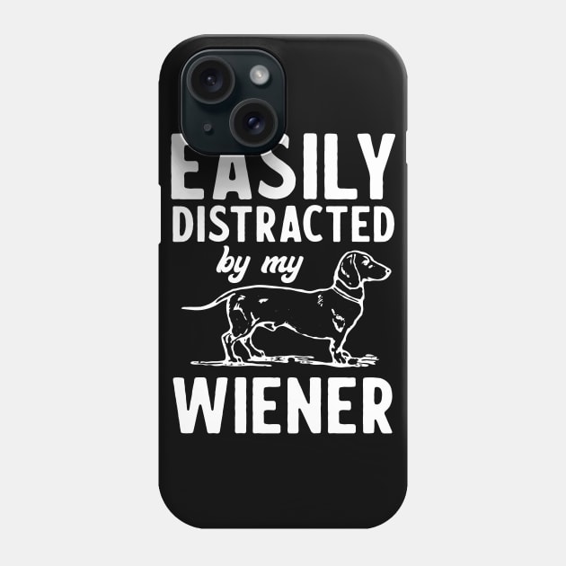 Easily distracted wiener Phone Case by Portals