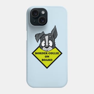 Border Collie on board Phone Case