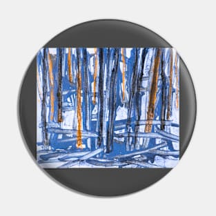 Blue sunshine in the forest Pin