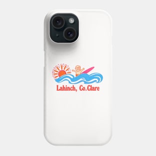 Lahinch, Co Clare - Irish Retro Surf Gift Design Phone Case