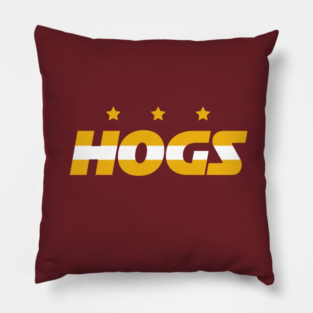 Washington Football Team Go Hogs Pillow by stayfrostybro