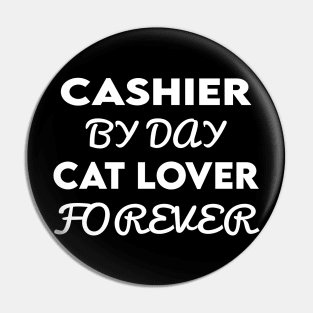 cashier cat Pin