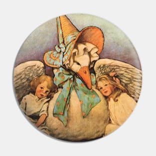 Vintage Mother Goose with Children by Jessie Willcox Smith Pin