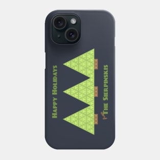 Fractal Holiday Trees Phone Case