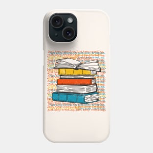 Vintage Just Keep Creating // Retro Writer and Writing Inspiration Phone Case