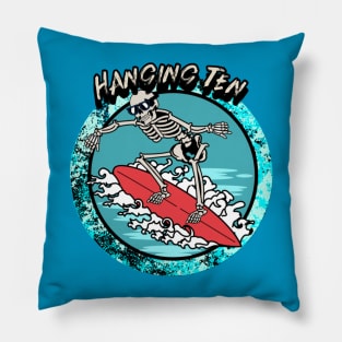 Hanging Ten Graphic Pillow