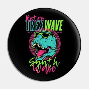 Trex Wave Retro Pin