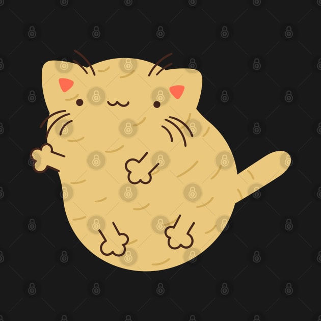 Potato cat by Nikamii