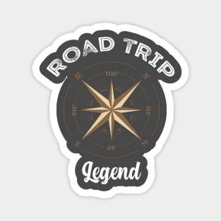 Road Trip Legend - Family Vacay Road Trip Magnet