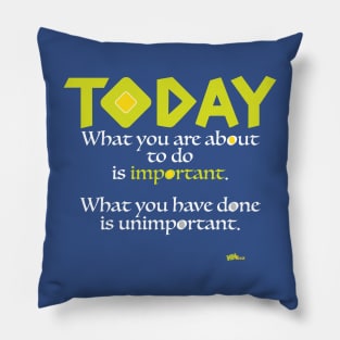 Today-Important-dark Pillow