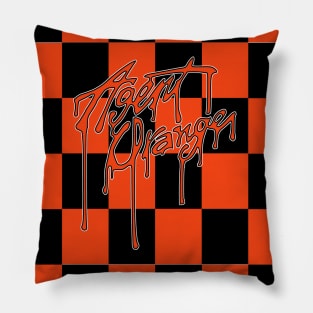 Agent Orange - Grid. Pillow