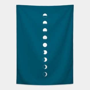 Sunset to Moonrise (Front White) Tapestry