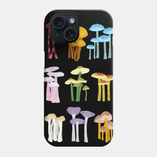 Colorful Mushrooms Phone Case