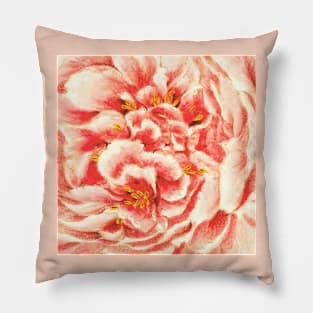 Vintage Peonies Pillow