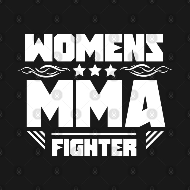 Fighter Mixed Martial Arts MMA Women Female by dr3shirts