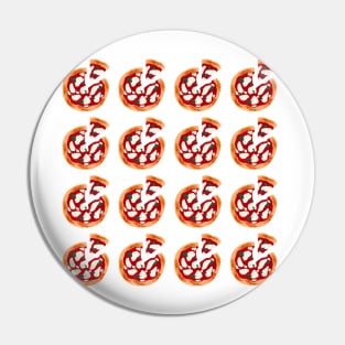 Pizza Pattern Pin