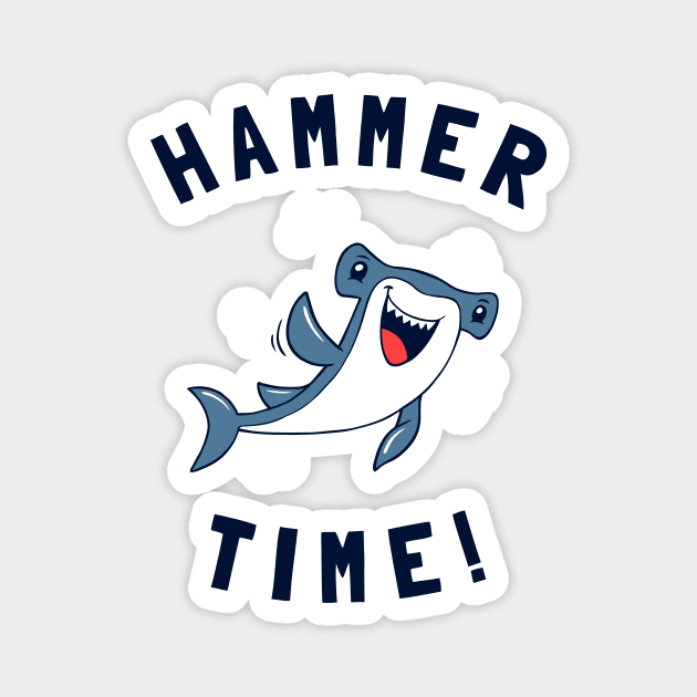Hammer Time Magnet by dumbshirts