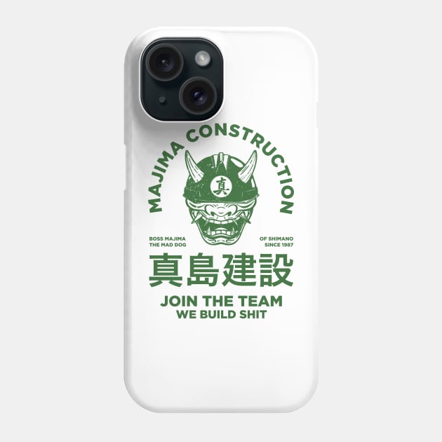 Majima Construction V2 Phone Case by Haunted House Tattoo