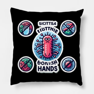 Bacteria AI Pillow