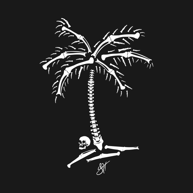 Pocket JTV "Skull and Bones" Palm Tree Pocket Tee - Big by jhonithevoice