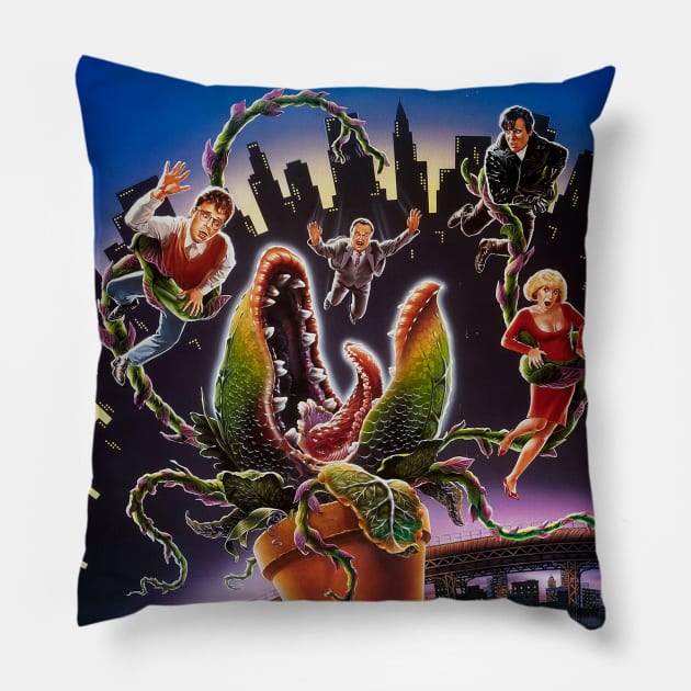 Little Shop of Horrors Without Texts Pillow by Edumj