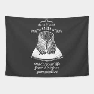 Spirit Animal - Eagle - white Tapestry