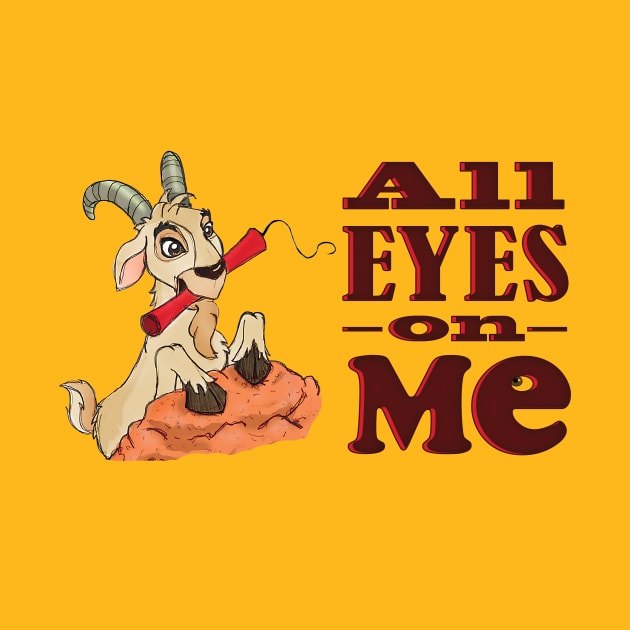 Goat Trick! All eyes on me! by Heyday Threads